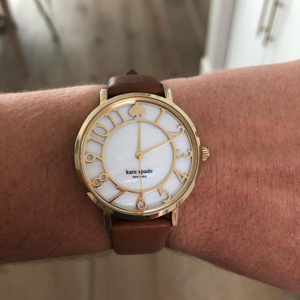 Kate Spade Gold & Leather Watch